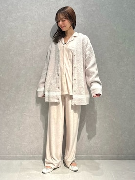 「アイテム（ルームウェア/パジャマ）」を使った、gelato piqueさん（レディース・156cm）の冬コーディネート