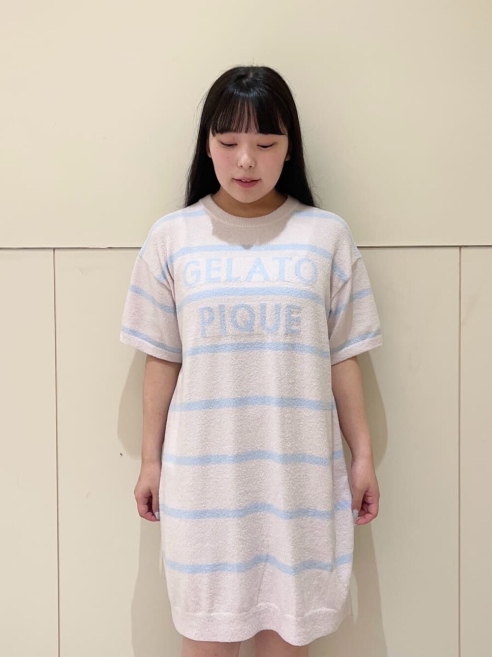 gelato pique 調温スムーズィー ルームウェア ワンピース ピンク gelato pique(gelato pique)｜gelato piqueのルームウェア