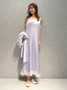 「アイテム（ルームウェア/パジャマ、パープル系）」を使った、gelato piqueさん（レディース・156cm）の夏コーディネート