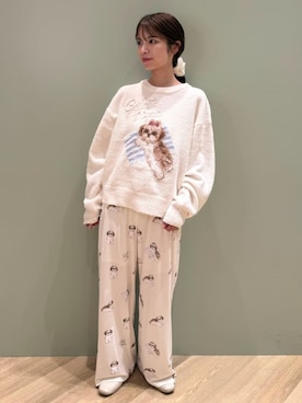 「アイテム（シュシュ）」を使った、gelato piqueさん（レディース・156cm）の秋コーディネート