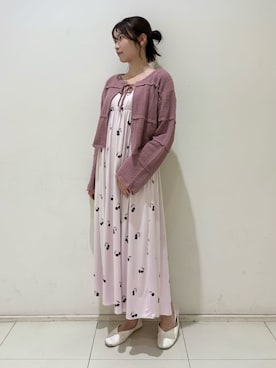 「アイテム（ルームウェア）」を使った、gelato piqueさん（レディース・161cm）の夏コーディネート