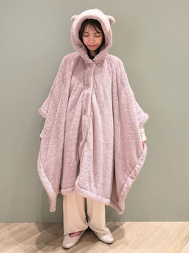 「アイテム（ルームウェア）」を使った、gelato piqueさん（レディース・156cm）の秋コーディネート