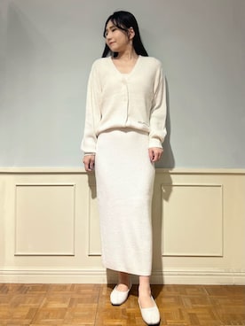 「アイテム（ルームウェア）」を使った、gelato piqueさん（レディース・158cm）の冬コーディネート