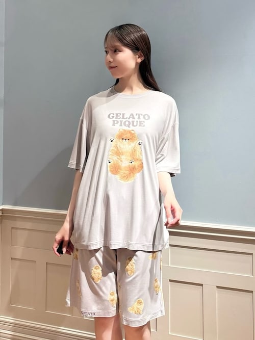 a*h様 GELATO PIQUE ルームウェアセットアップ　ワンピースセット gelato pique（ジェラートピケ） パジャマ ルームウェア ハート柄