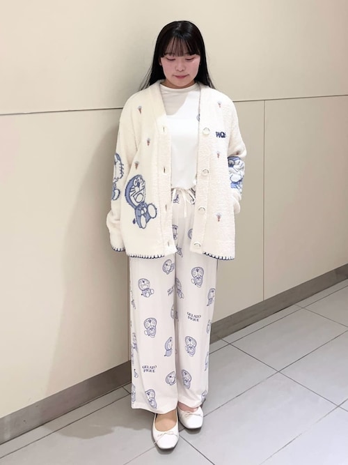 ドラえもん】【レディース】プリントロンT（ルームウェア/パジャマ