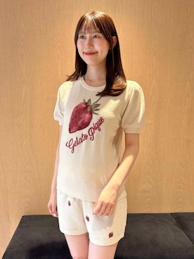 「アイテム（ルームウェア/パジャマ）」を使った、gelato piqueさん（レディース・165cm）の夏コーディネート