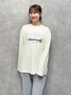 「アイテム（ルームウェア/パジャマ）」を使った、gelato piqueさん（レディース・165cm）の秋コーディネート