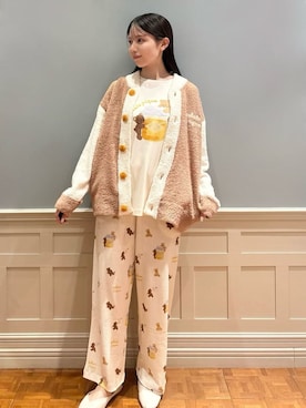 「アイテム（ルームウェア/パジャマ）」を使った、gelato piqueさん（レディース・161cm）の夏コーディネート