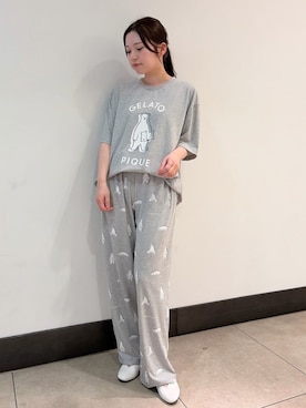 「アイテム（ルームウェア）」を使った、gelato piqueさん（レディース・158cm）の春コーディネート
