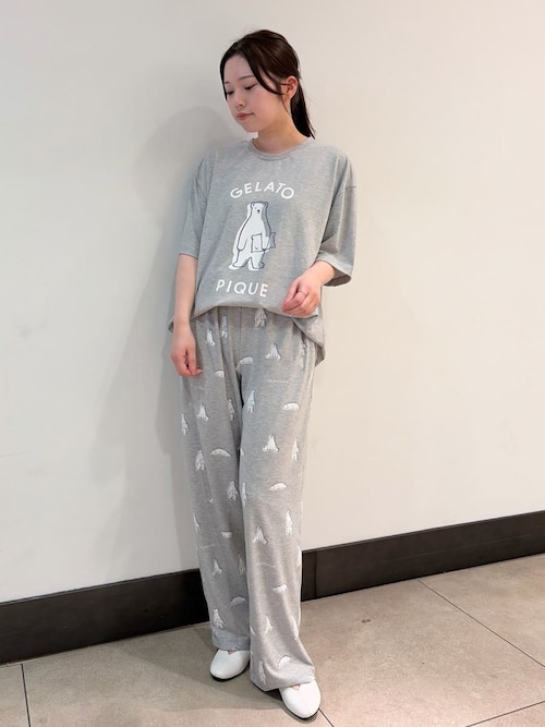 IFMC.】【HOMME】ワンポイントTシャツ（ルームウェア/パジャマ