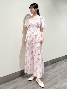 「アイテム（ルームウェア）」を使った、gelato piqueさん（レディース・158cm）の春コーディネート