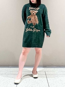 「アイテム（ルームウェア）」を使った、gelato piqueさん（レディース・153cm）の冬コーディネート