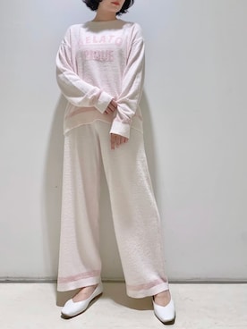 「アイテム（ルームウェア/パジャマ）」を使った、gelato piqueさん（レディース・155cm）の秋コーディネート