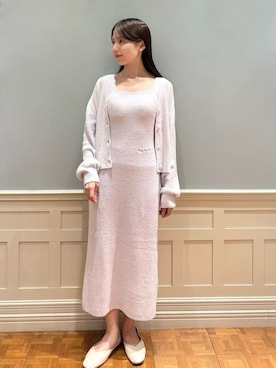 「アイテム（ルームウェア）」を使った、gelato piqueさん（レディース・161cm）の冬コーディネート