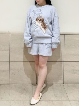 「アイテム（ルームウェア/パジャマ）」を使った、gelato piqueさん（レディース・143cm）の秋コーディネート