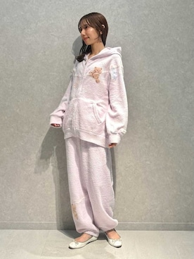 「アイテム（ルームウェア/パジャマ）」を使った、gelato piqueさん（レディース・156cm）の冬コーディネート