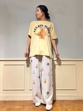 「アイテム（ルームウェア）」を使った、gelato piqueさん（レディース・158cm）の夏コーディネート
