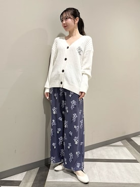 「アイテム（ルームウェア）」を使った、gelato piqueさん（レディース・158cm）の春コーディネート