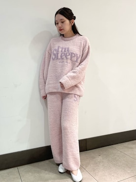 「アイテム（ルームウェア/パジャマ）」を使った、gelato piqueさん（レディース・158cm）の秋コーディネート