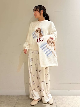 「アイテム（ブランケット）」を使った、gelato piqueさん（レディース・158cm）の秋コーディネート