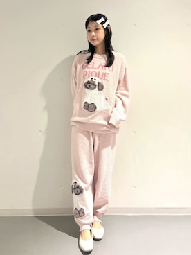 「アイテム（その他ルームウェア）」を使った、gelato piqueさん（レディース・158cm）の秋コーディネート