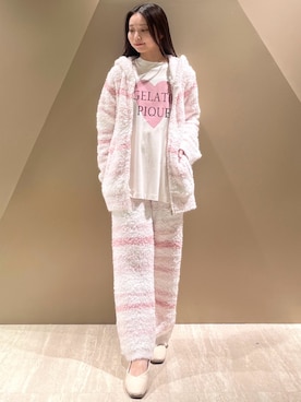 「アイテム（ルームウェア/パジャマ）」を使った、gelato piqueさん（レディース・150cm）の冬コーディネート