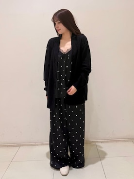 「アイテム（ルームウェア）」を使った、gelato piqueさん（レディース・151cm）の春コーディネート