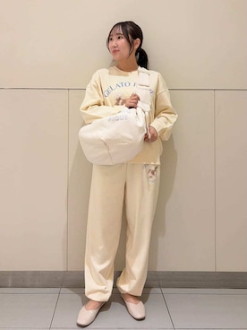 「アイテム（ペット用キャリーケース）」を使った、gelato piqueさん（レディース・158cm）の夏コーディネート