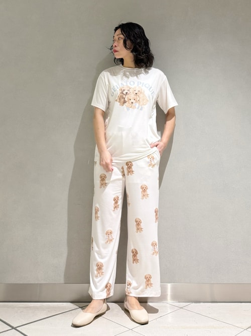 セール】トイプードルワンポイントTシャツ（ルームウェア