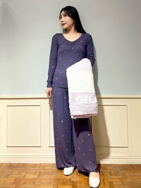 「アイテム（インテリア）」を使った、gelato piqueさん（レディース・158cm）の冬コーディネート