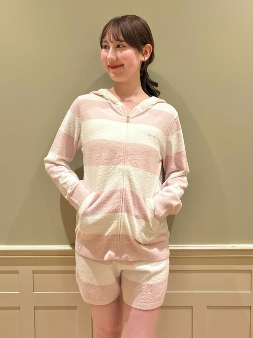 スムーズィー2ボーダーショートパンツ（ルームウェア/パジャマ