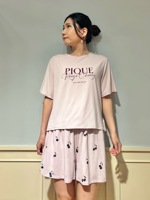 gelato pique パジャマ ルームウェア 「ONLINE限定」ルージュ