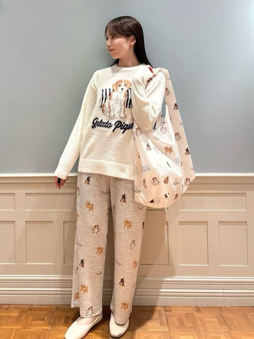 ダッフィ　ジェラピケ ルームウェア　Mサイズ ファンスプホテルエコバッグ付 ダッフィ ジェラピケ ルームウェア Mサイズ ファンスプホテルエコ