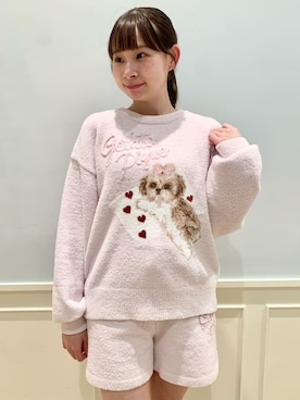 「アイテム（ルームウェア/パジャマ）」を使った、gelato piqueさん（レディース・158cm）の秋コーディネート