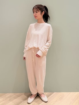 「アイテム（ルームウェア/パジャマ）」を使った、gelato piqueさん（レディース・156cm）の秋コーディネート