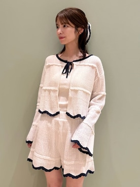 「アイテム（ルームウェア/パジャマ）」を使った、gelato piqueさん（レディース・156cm）の夏コーディネート