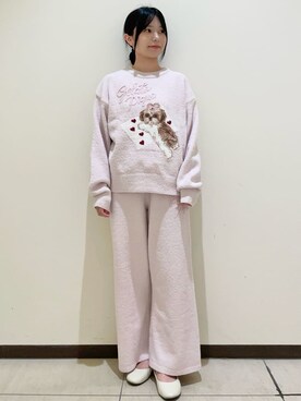 「アイテム（ルームウェア/パジャマ）」を使った、gelato piqueさん（レディース・155cm）の秋コーディネート