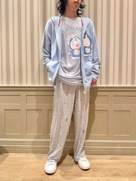 「アイテム（ルームウェア）」を使った、gelato piqueさん（メンズ・170cm）の夏コーディネート