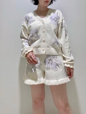 「アイテム（ルームウェア/パジャマ）」を使った、gelato piqueさん（レディース・155cm）の秋コーディネート
