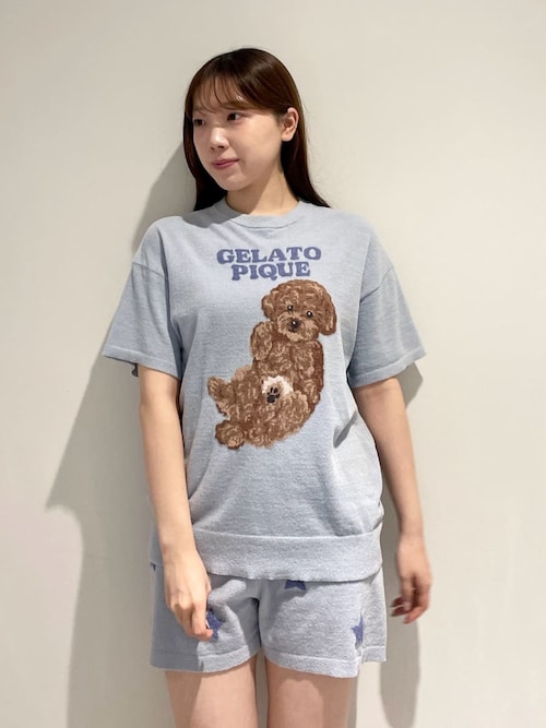 ONLINE限定】ドッグジャガードプルオーバー&ショートパンツセット