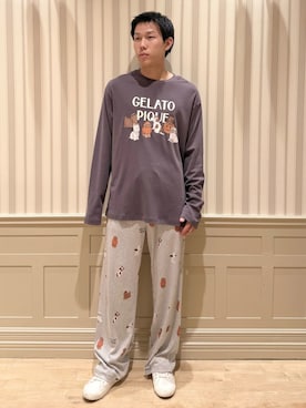 「コットン」｜gelato piqueさん（メンズ・175cm）の秋コーディネート