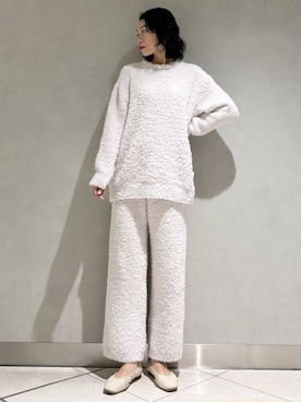 「アイテム（ルームウェア）」を使った、gelato piqueさん（レディース・168cm）の秋コーディネート