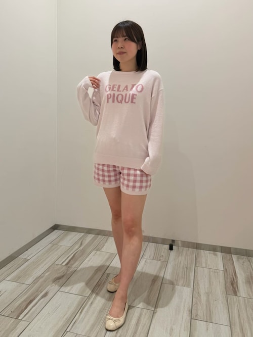 gelato pique（ジェラートピケ） パジャマ ルームウェア ロゴプル