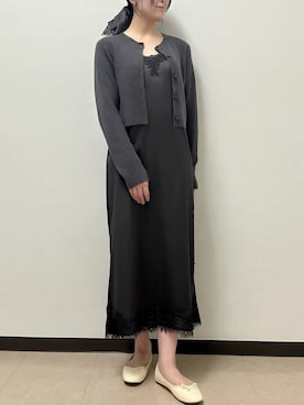「アイテム（その他ルームウェア、グレー系）」を使った、gelato piqueさん（レディース・163cm）の夏コーディネート