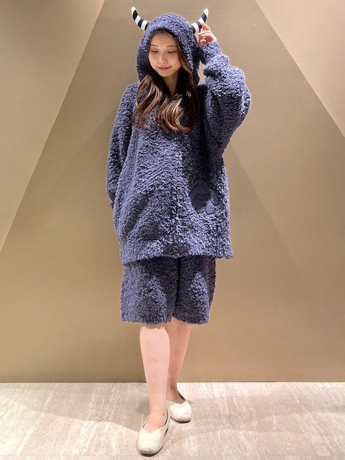 カビゴンパーカ&ハーフパンツセット メンズLサイズ カビゴン】パーカ&ハーフパンツセットメンズL/ジェラートピケ