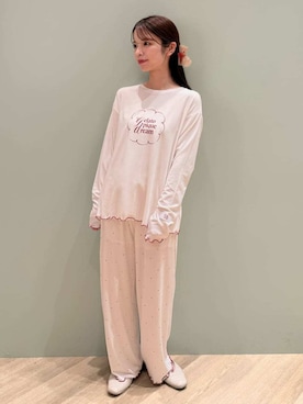 「アイテム（その他ルームウェア）」を使った、gelato piqueさん（レディース・156cm）の秋コーディネート