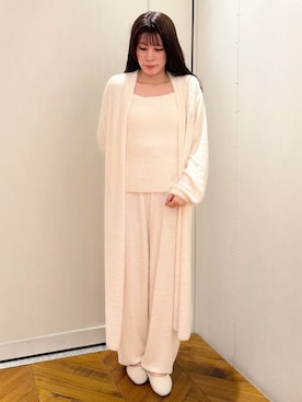 「アイテム（ルームウェア/パジャマ、ホワイト系）」を使った、gelato piqueさん（レディース・151cm）の秋コーディネート
