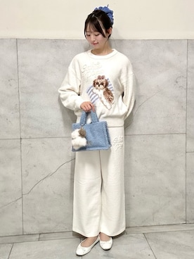 「アイテム（シュシュ）」を使った、gelato piqueさん（レディース・166cm）の秋コーディネート