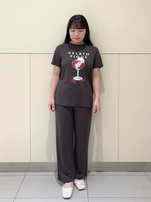 接触冷感】COOLレーヨンデザートロゴTシャツ（ルームウェア