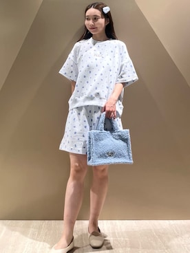 「アイテム（ヘアアクセサリー）」を使った、gelato piqueさん（レディース・150cm）の夏コーディネート
